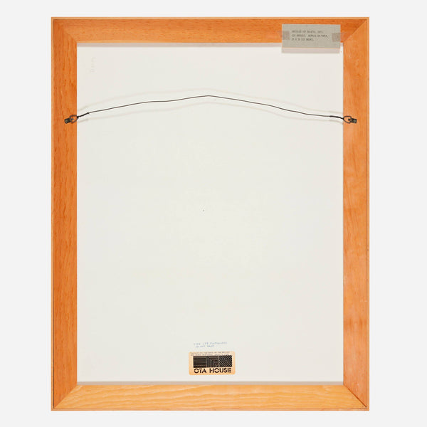 Sam Francis Original Painting Untitled Blue, Green, and Red Signed Abstract