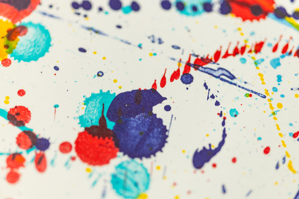 Sam Francis Untitled Blue, Red, Yellow 1986 Signed Lithograph Edition of 55