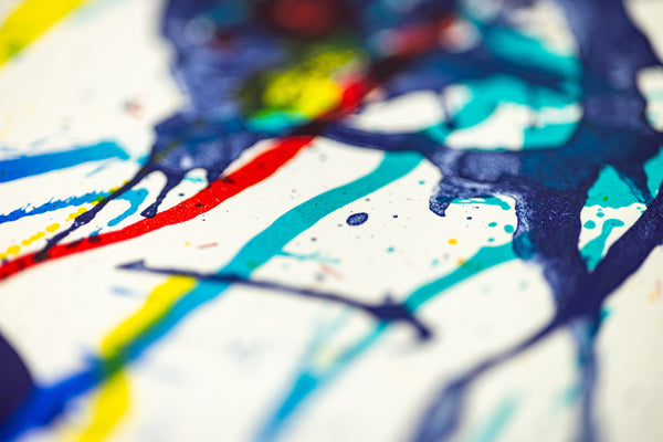 Sam Francis Untitled Blue, Red, Yellow 1986 Signed Lithograph Edition of 55