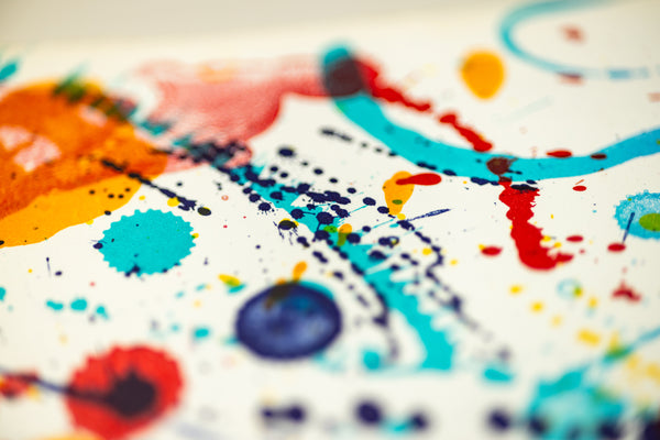 Sam Francis Untitled Blue, Red, Yellow 1986 Signed Lithograph Edition of 55