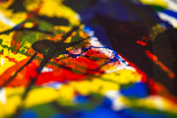 Sam Francis Untitled Blue, Red, Yellow 1986 Signed Lithograph Edition of 55