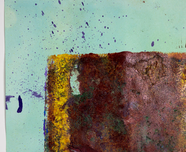 Sam Gilliam Six Works - Collection of 6 Signed Originals Mixed Media on Paper