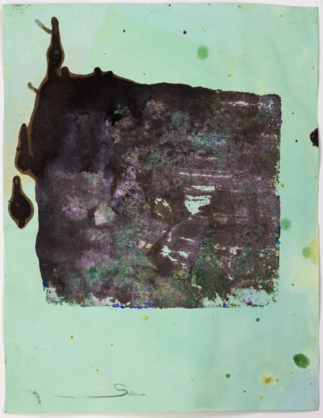 Sam Gilliam Six Works - Collection of 6 Signed Originals Mixed Media on Paper