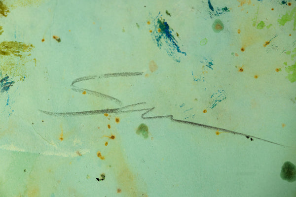 Sam Gilliam Six Works - Collection of 6 Signed Originals Mixed Media on Paper