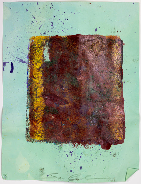 Sam Gilliam Six Works - Collection of 6 Signed Originals Mixed Media on Paper