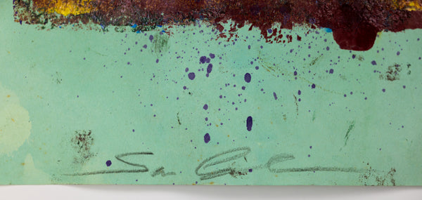 Sam Gilliam Six Works - Collection of 6 Signed Originals Mixed Media on Paper