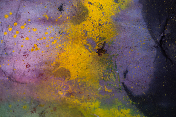 Sam Gilliam Untitled (Purple) 1996 Signed Mixed Media on Paper