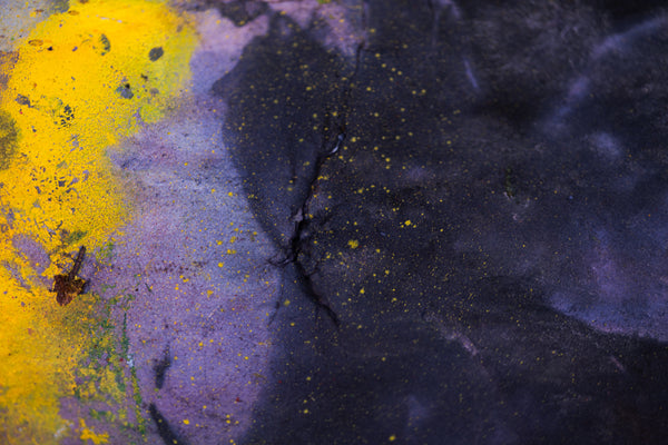 Sam Gilliam Untitled (Purple) 1996 Signed Mixed Media on Paper