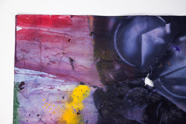 Sam Gilliam Untitled (Purple) 1996 Signed Mixed Media on Paper