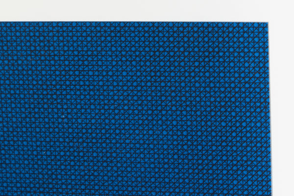 Sol LeWitt, Colors with Lines in Four Directions (Blue), 1990 Silkscreen Edition of 100