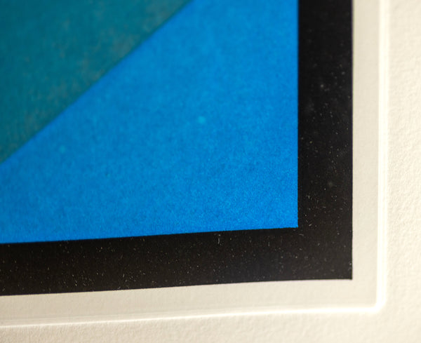 Sol LeWitt, Eight Cubic Rectangles, (1995 Diptych), color etching and aquatint on two sheets of Somerset paper