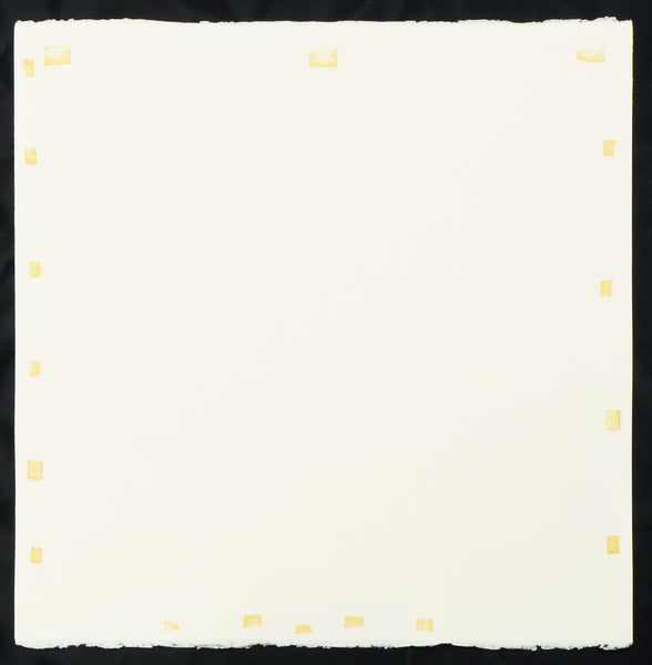 Sol LeWitt, Original Painting Signed 1990 Untitled Gouache on Paper, Verso