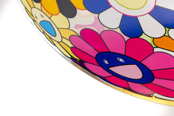 Takashi Murakami Flower Ball 27 7/8” Diameter Round Signed Limited Edition Lithograph