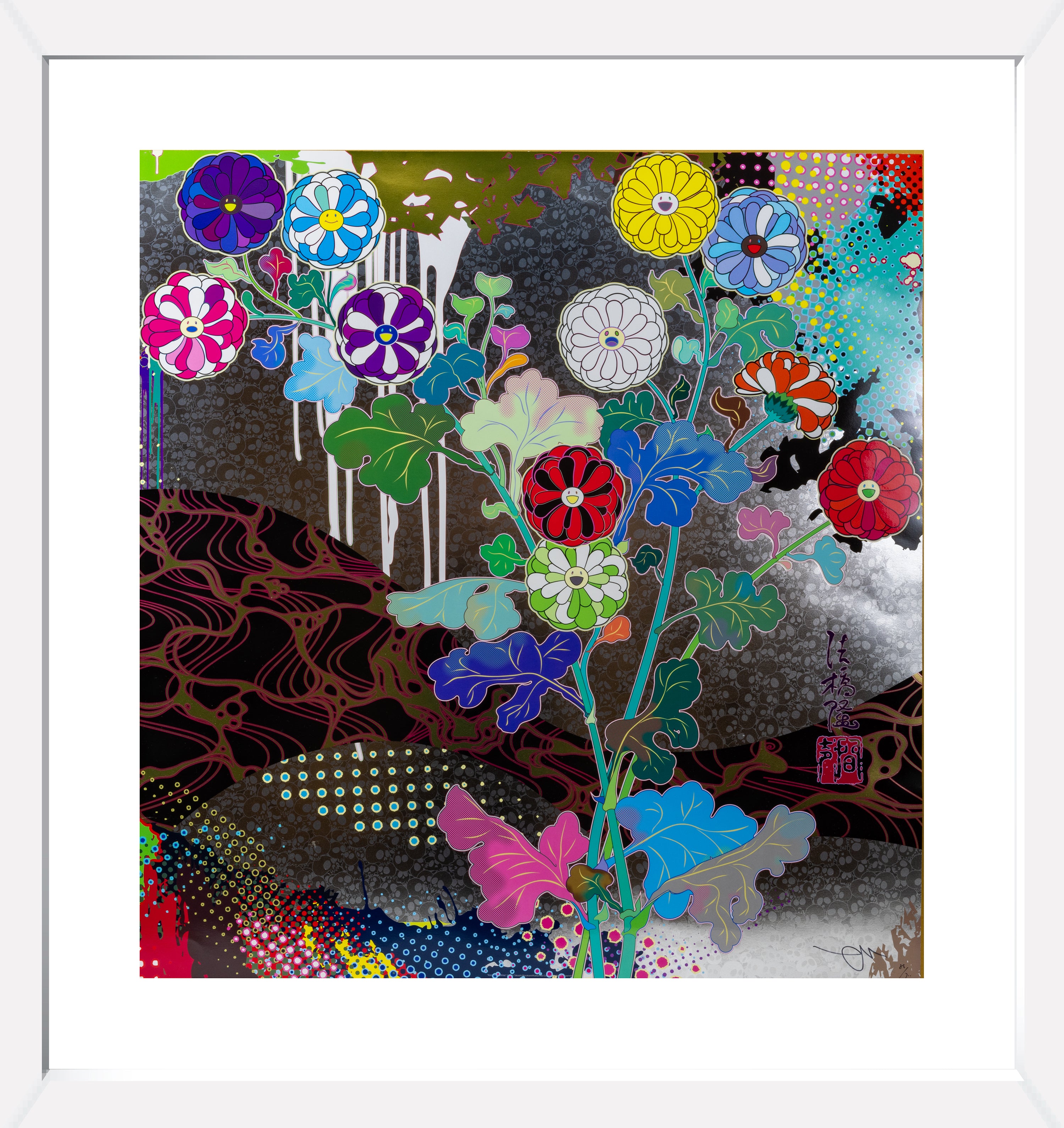 Takashi Murakami Korin Pure White Signed Limited Edition