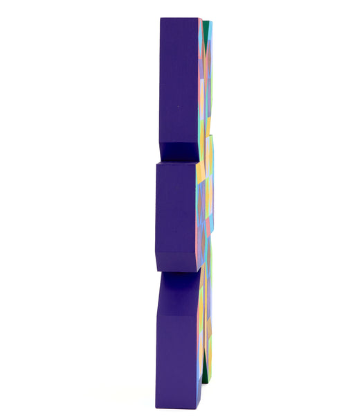 Victor Vasarely, Ter-A, Large 18 Inch Hand Painted Sculpture Signed Edition of 100