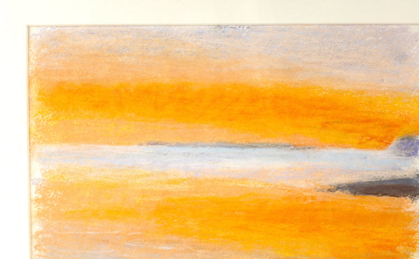 Wolf Kahn Toward Kirk Original 1996 Signed Pastel Landscape