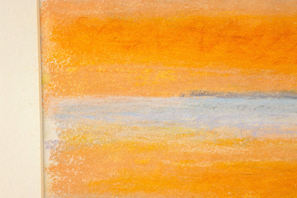 Wolf Kahn Toward Kirk Original 1996 Signed Pastel Landscape