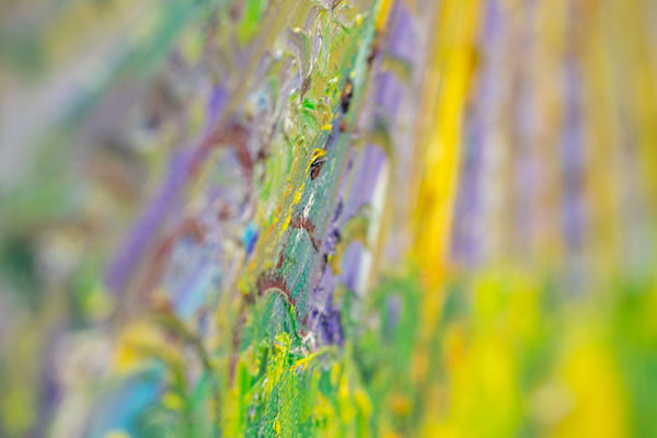 Yolande Ardissone European Vineyard Signed Original Oil on Canvas Painting