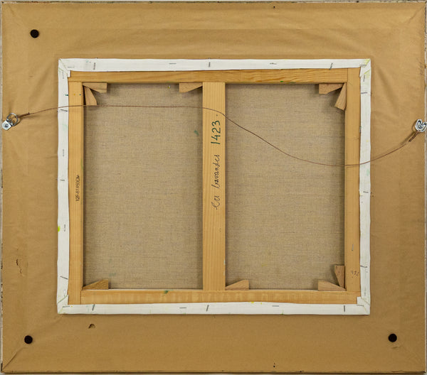 Yolande Ardissone European Vineyard Signed Original Oil on Canvas Painting