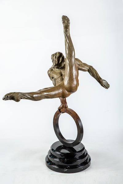 Richard MacDonald Gymnast 1/2 Life State II Bronze Sculpture Edition of 100 - Best Offer