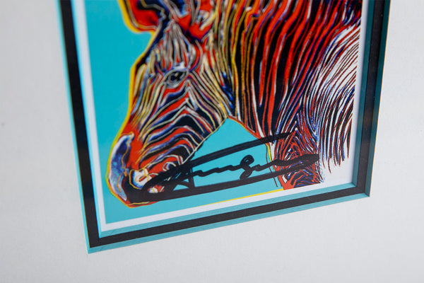 Grevy's Zebra Hand Signed Endangered Specie Gallery Announcement Invitation