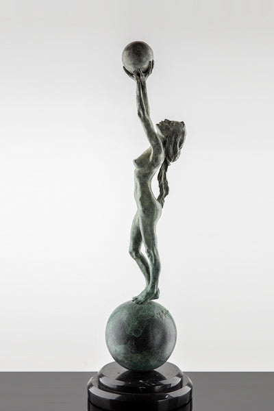 Diana Earth and Moon 24" Bronze Sculpture Best Offer