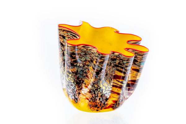 Dale Chihuly Original Yellow Macchia Series Prototype Glass Contemporary Art 8500 appraisal