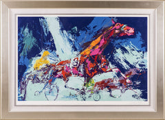Leroy Neiman Trotters Horse Racing Limited Edition Signed Serigraph