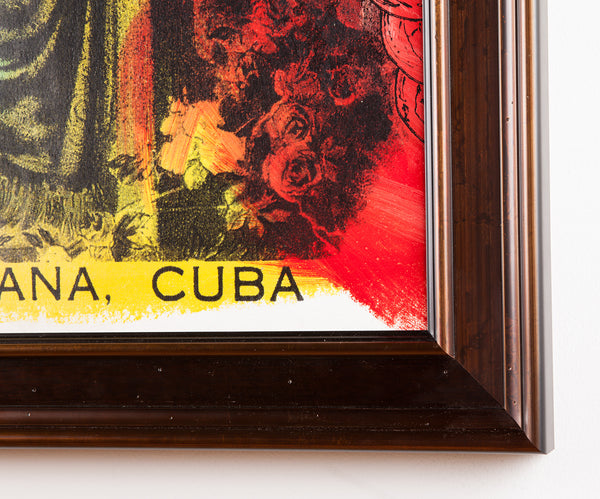 Steve Kaufman Original Oil Hand Painted Romeo and Julieta Cohiba Cigar Documente