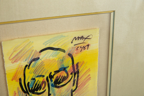 Original  Painting Neo-Man Signed Contemporary Art