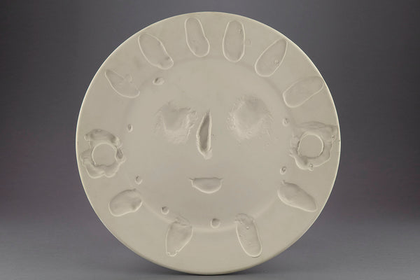 Pable Picasso Ceramic Dual Side Design AR 356 366 Visage aux palmes Face w/ Palms