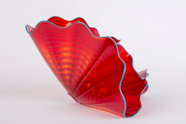 Tango Red Persian Set 2-piece set, Handblown Glass Art