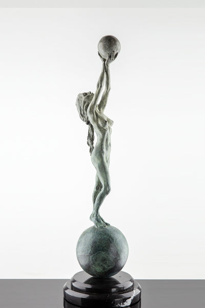 Diana Earth and Moon 24" Bronze Sculpture Best Offer