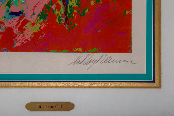 LeRoy Neiman Secretariat II Signed Serigraph Contemporary Art