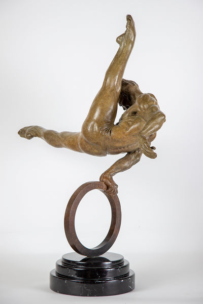 Richard MacDonald Gymnast Flair 1/3 life Fine Art Sculpture Icon, Best offer