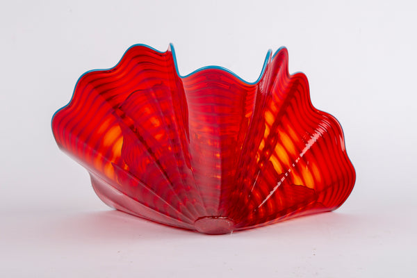 Tango Red Persian Set 2-piece set, Handblown Glass Art