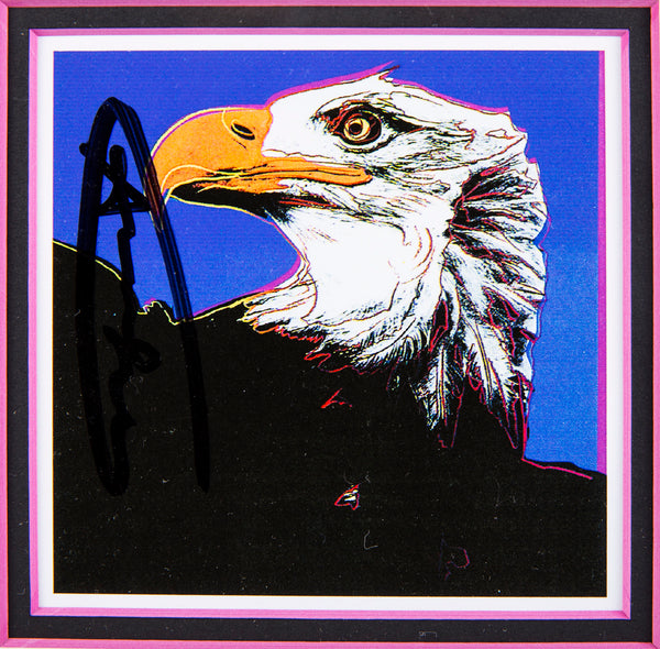 Bald Eagle Hand Signed Endangered Specie Gallery Announcement Invitation
