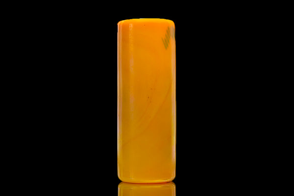 Dale Chihuly Peach Burmese Cylinder, Glass Contemporary Art
