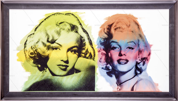 Marilyn Monroe Double Original Oil Painting Canvas Documented