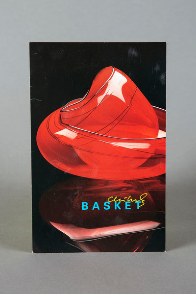Dale Chihuly Bonfire Basket Retired Original Hand Blown Glass Sculpture Signed Dated