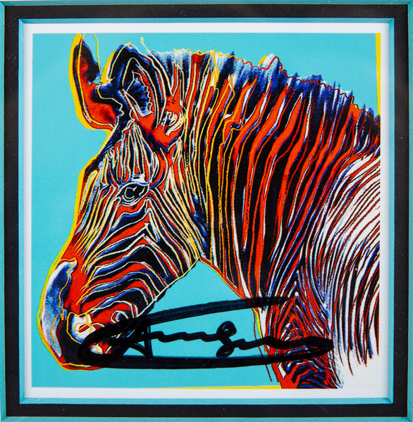 Grevy's Zebra Hand Signed Endangered Specie Gallery Announcement Invitation