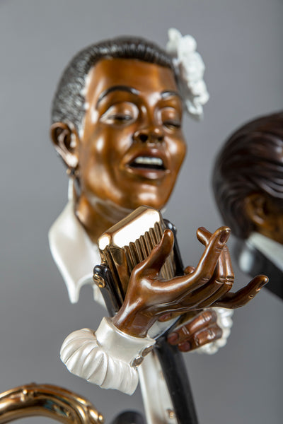 Paul Wegner Lady Day Bronze 30" Billie Holiday Signed Sculpture Music Blues Jazz 14k retail