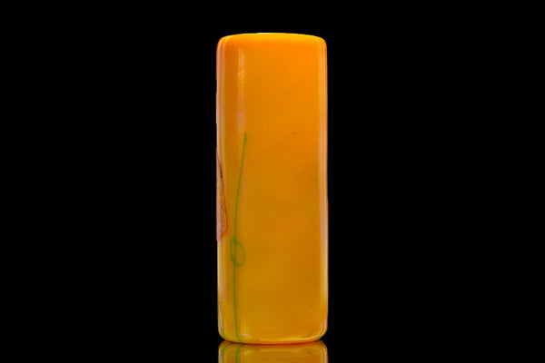 Dale Chihuly Peach Burmese Cylinder, Glass Contemporary Art