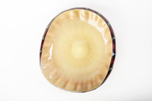 Haystack Bowl Dale Chihuly - Glass Bowl Haystack 1981 Signed and Dated Rare Design ...