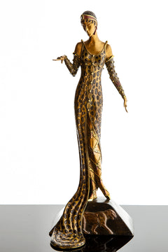 Julietta Bronze Limited Edition Bronze Sculpture Art Deco Museum Condition