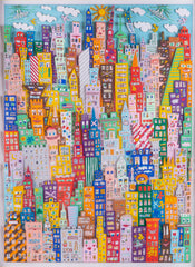[Which way is up] James Rizzi 3Dペインティング Which way is up] James Rizzi 3Dペインティング