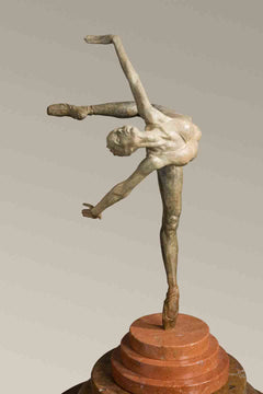 Richard MacDonald Flight in Attitude Bronze Sculpture Signed Contemporary Art