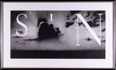 Ed Ruscha Sin-Without Signed Lithograph Contemporary Art