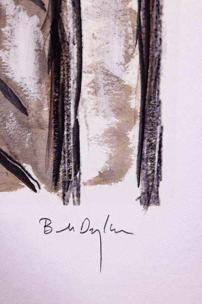 Bob Dylan Man on a Bridge Portfolio Set of 4 Giclee Etchings Contemporary Art