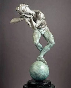 Richard MacDonald Sleep Marcel, Sleep Half Life Bronze Sculpture Signed Contemporary Art